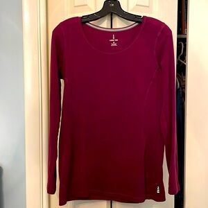 Lands End | Burgundy workout top